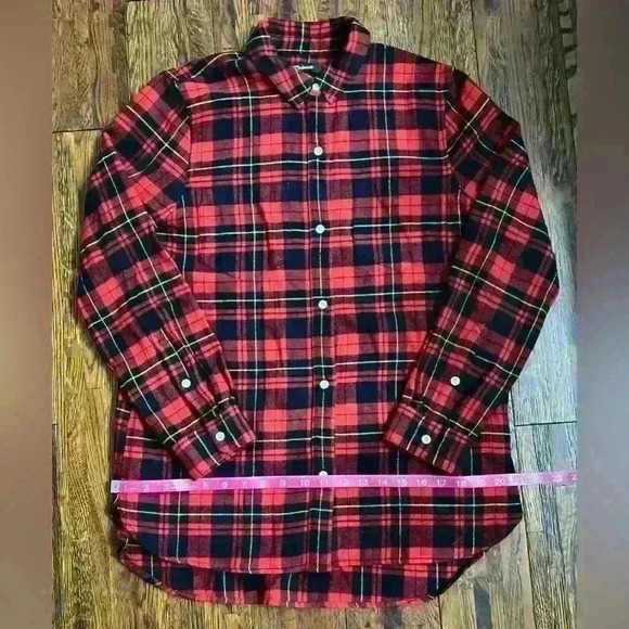 MADEWELL Classic Ex-Boyfriend Shirt in Kirtling Plaid - Picture 11 of 12